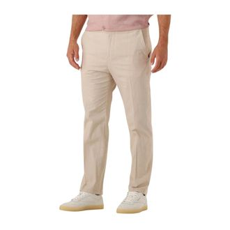 Drykorn Broeken, Heren, Beige, W32 L34, Linnen, Beige Chino Broeken voor Heren