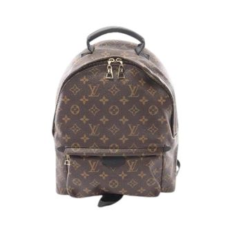Louis Vuitton Pre-owned Palm Springs Backpack MM - Dames - Vintage Rugzakken - Bruin - ONE Size - Leer - Vintage