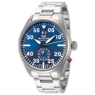 Glycine Airpilot Dual Time Mens Watch