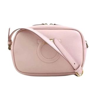 Ferragamo Pre-owned Cross Body Bags, female, Pink, Size: ONE SIZE Pre-owned Leather Shoulder Bag