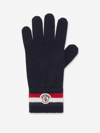 Moncler Tricolor Wool Gloves