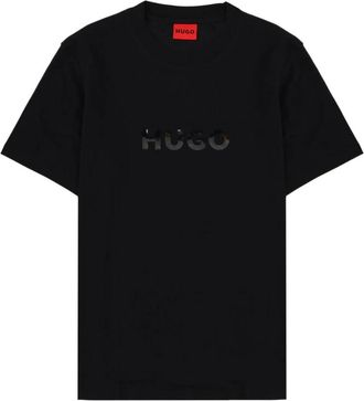 HUGO BOSS Dumeo T-Shirt - Heren - Tops - Zwart - Maat: S Katoen