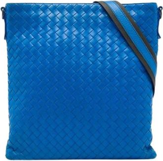 Bottega Veneta Borsa a tracolla Pre-owned intrecciata - - Pre-owned - Donna - Blu - ONE SIZE