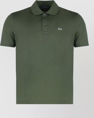 Paul & Shark cotton polo shirt logo detail