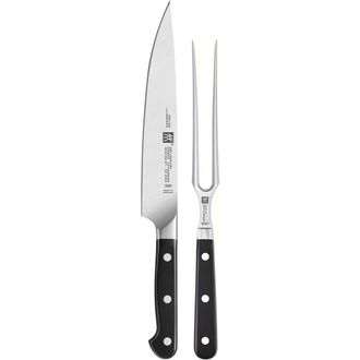 Zwilling Pro Carving Knife & Fork Set in Black at Nordstrom