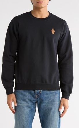 Riot Society Riot Bear Cotton Blend Crewneck Sweatshirt in Black at Nordstrom Rack, Size Xx-Large