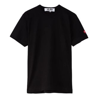 Comme Des Gar&ccedil;ons FW25 Double Heart T-Shirt Black AZ-T328-051-1