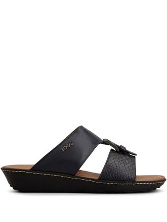【関税＆送料込み】Tod'S Leather Flat Sandals Tod's Leather Sandals − Sale: up to −79% | Stylight
