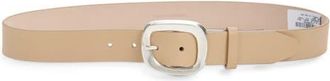 Rag & Bone Thea Leather Belt in Taupe at Nordstrom, Size X-Small