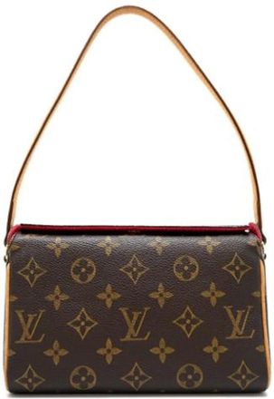 Louis Vuitton Pre-owned Recital Schoudertas - Dames - Vintage Schoudertas - Bruin - ONE Size - Vintage