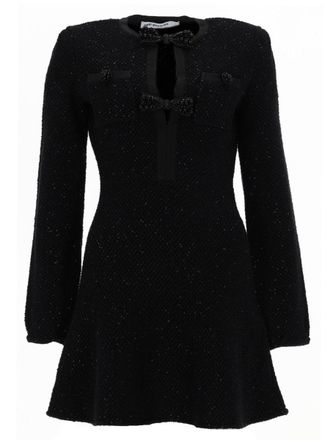 Self Portrait Selbstportr&auml;t-Minikleid mit Ausschnitt