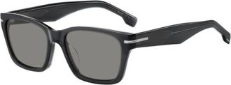 BOSS 1739/F/SK Asian Fit KB7/IR Mens Sunglasses Grey Size 56