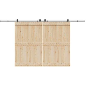 vidaXL Vidaxl - Kit De Herrajes Para Puertas Correderas Acero Negro 400 Cm