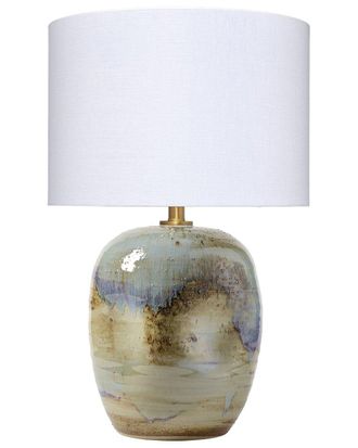 Jamie Young Co. Salvador Ceramic Table Lamp With Linen Shade