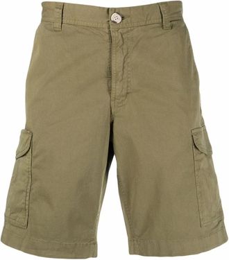 Woolrich Casual Shorts - Heren - Korte Broeken - Groen - W40 - Katoen - Korte Broeken