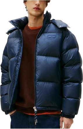 Tommy Jeans Padded Quilted Jacket - Heren - Winterjassen - Blauw - 2XL - Polyester - Jassen