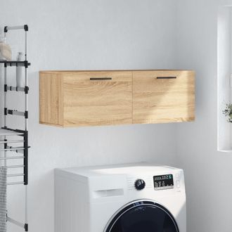 vidaXL Armario De Pared Madera Ingenier&iacute;a Roble Sonoma 100x36,5x35 Cm Vidaxl