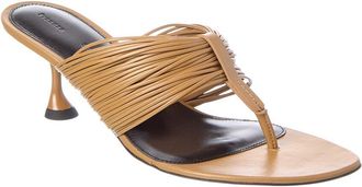 Proenza Schouler Cable T Strap Leather Sandal