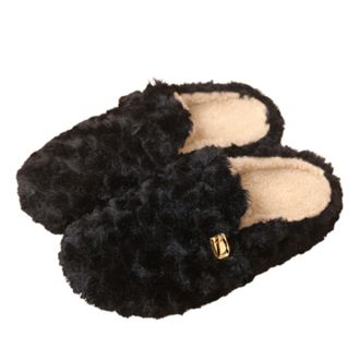 Generic Womens Slipper Cosy Shearling Memory Foam Slippers Suede Fuzzy Lined AntiSkid Sole Slippers Warm Winter Shoes with NonSlip Indoor Outdoor Hard Sole (0