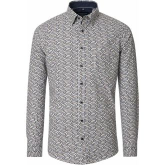 Casamoda Casual Hemden - Heren - Overhemden - Grijs - Maat: XL