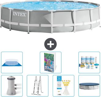 Intex Piscina Prism Frame Redonda - 457x107 Cm - 8-piezas S599