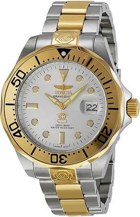 Invicta Pro Diver Grand Diver Automatic Silver Dial Mens Watch 3050