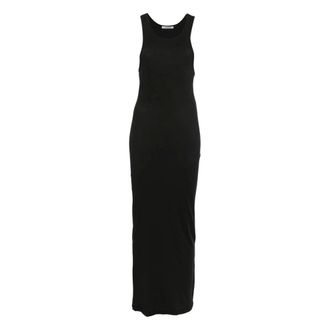 Entire studios Maxi Dresses, female, Black, Size: XS Round Neck Midi Dress