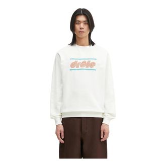 Dr&ocirc;le de Monsieur Hoodies & sweatvesten, Heren, Wit, L, Sweatshirts