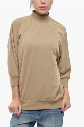 Fear of God Brushed-Cotton Sweatshirt with 3/4 Sleeves size Xs