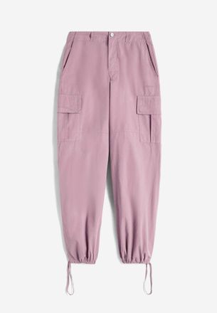 Freddy Cargohose FREDDY Cargo hose HAILEYF301, Damen, Gr. S, EURO, pink (dusky orchid), Obermaterial: 100% Baumwolle CO., Hosen Cargohose