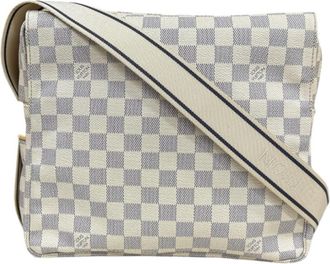 Louis Vuitton Damier Azur White Damier Azur Handbag Shoulder Bag (Pre-Owned)
