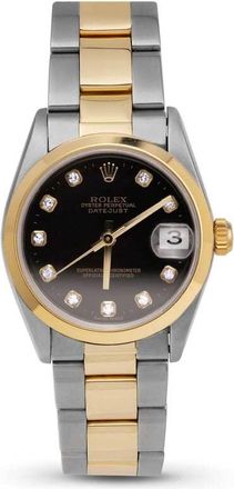 Rolex Pre-owned Rolex Datejust Automatic Diamond Black Dial Unisex Watch 78243 BKDO