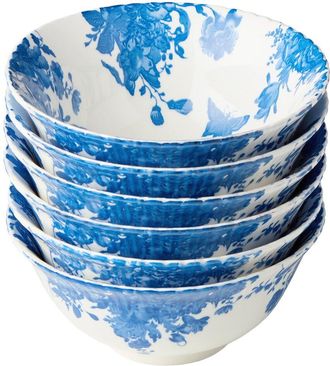 Certified International Gabrielle Blue Set Of 6 All Purpose Bowls