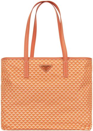 Prada Fabric Tote Bag - Dames - Shoppers - Veelkleurig - ONE Size - Tassen