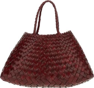 Dragon Diffusion Santa Croce Small - Dames - Handtassen - Rood - ONE Size - Leer - Tassen