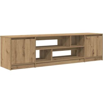 vidaXL Mueble De Tv Artisan Roble 188,5x41x50 Cm Madera De Ingenier&iacute;a Vidaxl