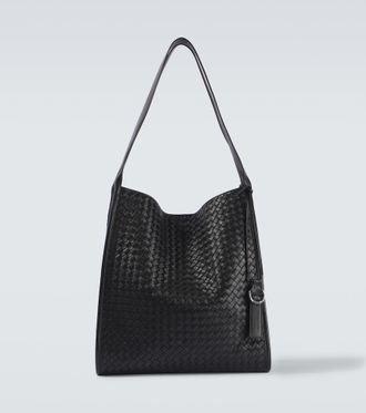 Bottega Veneta Corriere Intrecciato leather tote bag