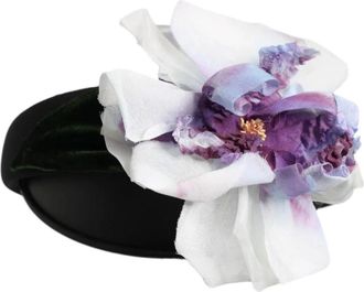 Dolce & Gabbana Bloemen Zijden Haarband Accessoire - Dames - Haaraccessoires - Veelkleurig - ONE Size - Accessoires