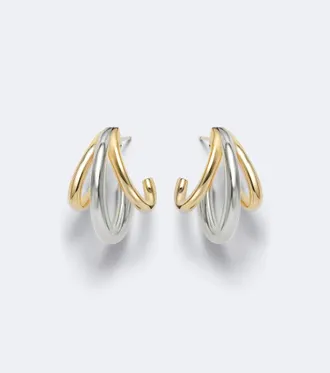 Jennifer Fisher 14kt gold-plated huggie earrings