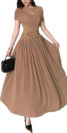 Burryco Short Sleeve Maxi Dress