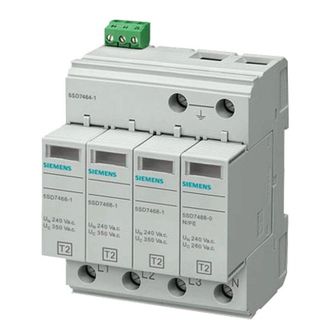 SIEMENS Descargador Tetrapolar Spd 4p 40ka Clase 2 5sd74641
