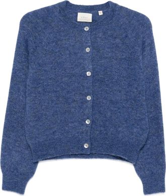 D&ocirc;en Cardigan con maniche a palloncino - Blu