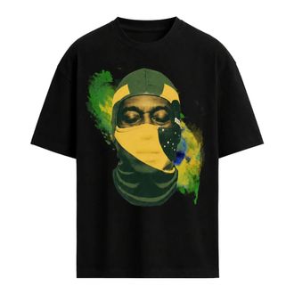 Ih Nom Uh Nit IH NOM UH Nit, Tops, Heren, Zwart, L, Katoen, O Rei Limited Edition Mask T-Shirt