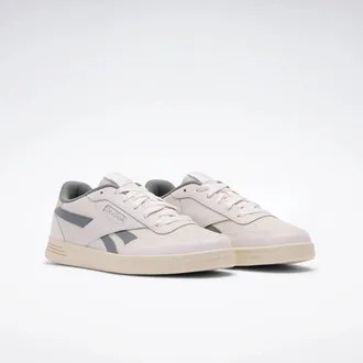Reebok Classic Sneaker REEBOK CLASSIC REEBOK COURT ADVANCE, Damen, Gr. 37,5, alabaster, grau4, chalk, Synthetik, Schuhe Sneaker