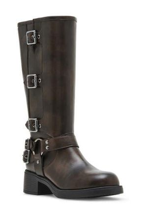 Madden Girl Clara Boot in Dark Brown Distressed at Nordstrom Rack, Size 6.5
