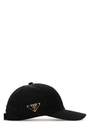 Prada Womens Black Re-Nylon Baseball Cap Nero1 Cappelli E Fasce Per Capelli Hat