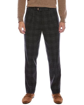 Brunello Cucinelli Leisure Fit Silk & Wool-Blend Pant