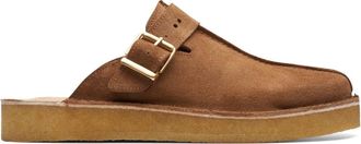 Clarks Mens Trek Mule Suede Boat Shoes in Brown - Size UK 7