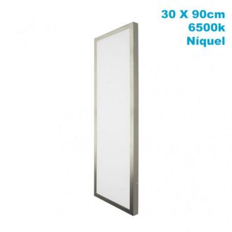 Fabrilamp Fabrilamp - Plafon 72w 6500k 3,5x30x90 Cm Plano Niquel 6120lm