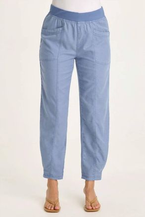 Xcvi Beck Twil Barrel Pants In Shasta Lake